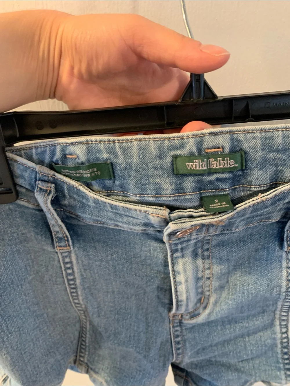 wild fable Women's Denim Short - Light Blue size 2